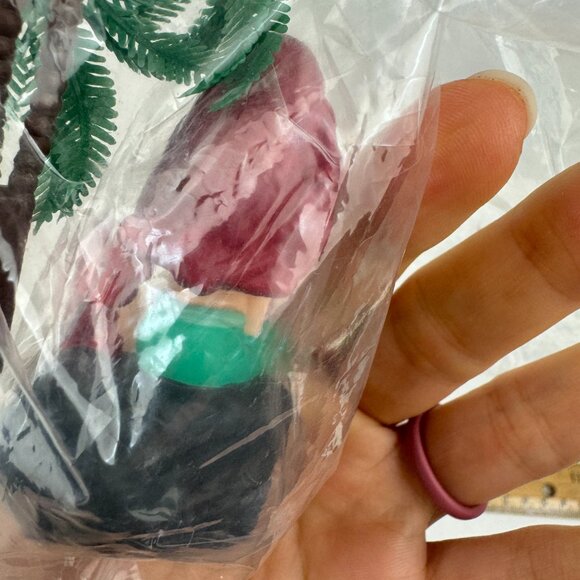 Sealed Vtg 1990s Little Mermaid w Sebastian Applause Cake Topper w 2 Palm Trees - Picture 6 of 10